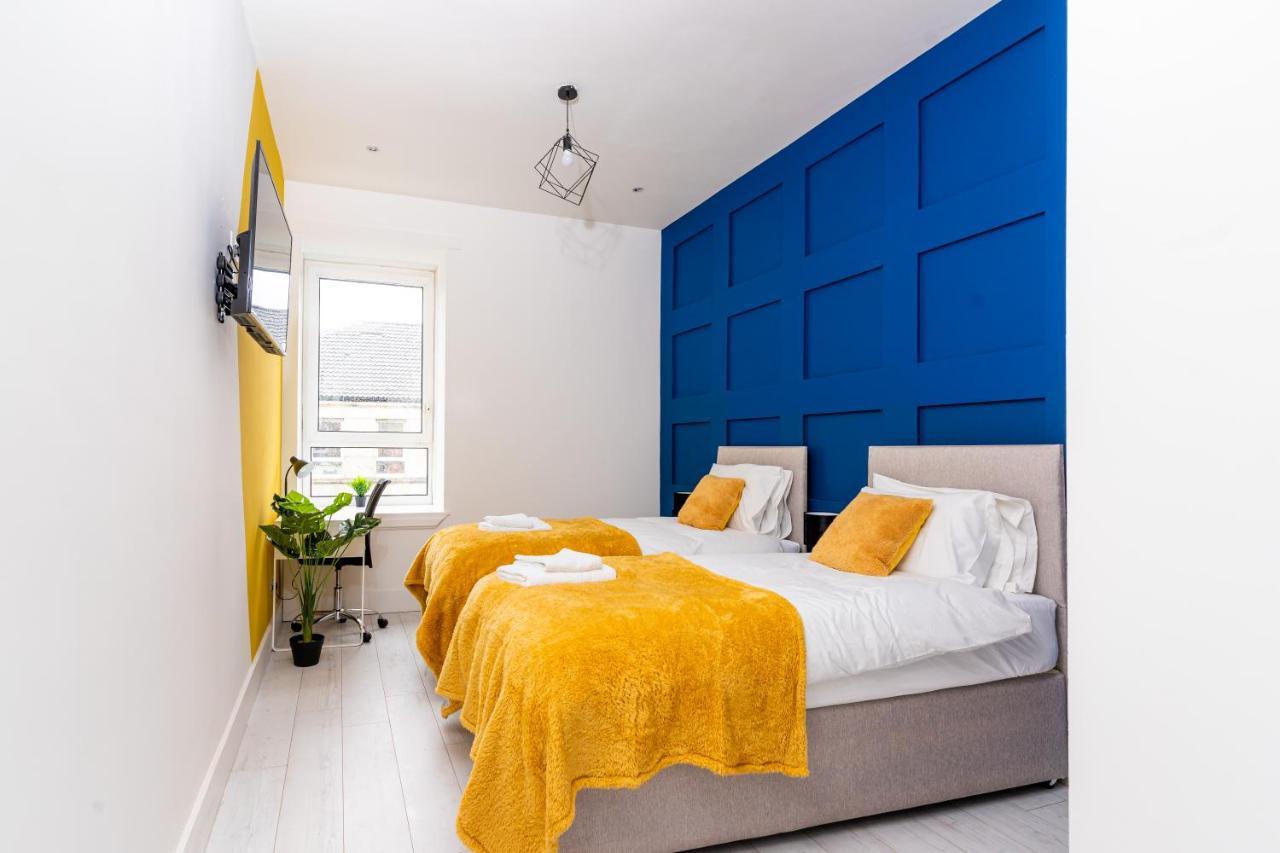 Cheerful 2 Bedroom Homely Apartment, Sleeps 6 Guest Comfy, 3X Double Bed, Parking, Free Wifi, Suitable For Business, Leisure Guest,Glasgow, Glasgow West End, Near City Centre 외부 사진