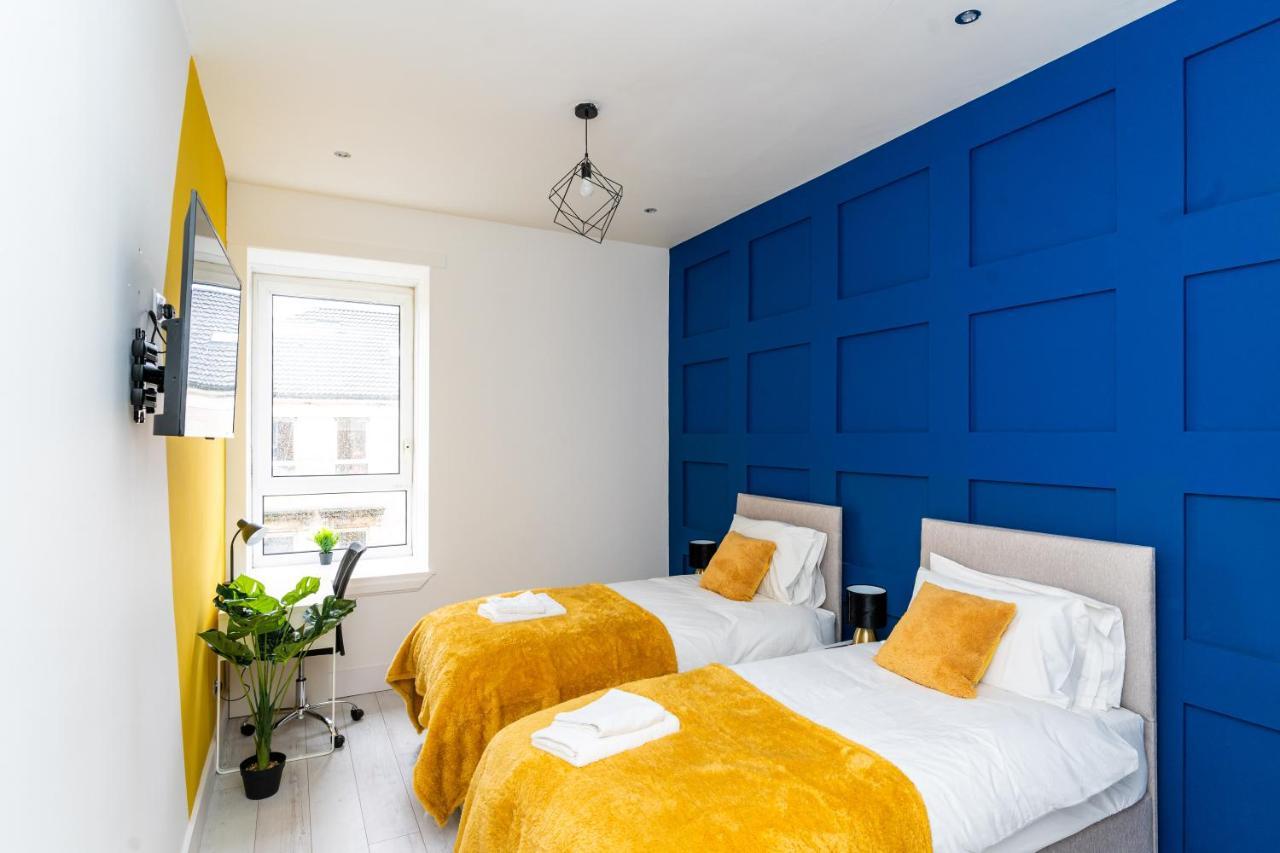 Cheerful 2 Bedroom Homely Apartment, Sleeps 6 Guest Comfy, 3X Double Bed, Parking, Free Wifi, Suitable For Business, Leisure Guest,Glasgow, Glasgow West End, Near City Centre 외부 사진